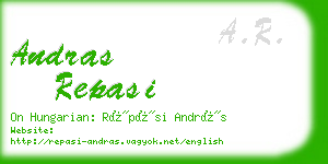 andras repasi business card